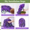 Artificial Hanging Flowers for Outdoors, Fake Hanging Plants with Baskets, Silk Faux Flowers UV Resistant for Planters Home Patio Porch Spring Outside Decorations